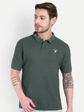 Men’s Gray Polo T-Shirt – Classic & Comfortable