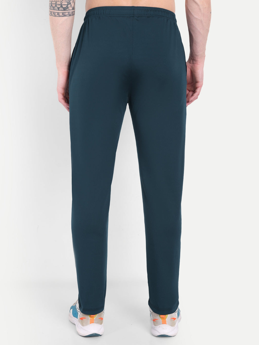 Men’s Blue Track Pant – Regular Fit Comfort Wear