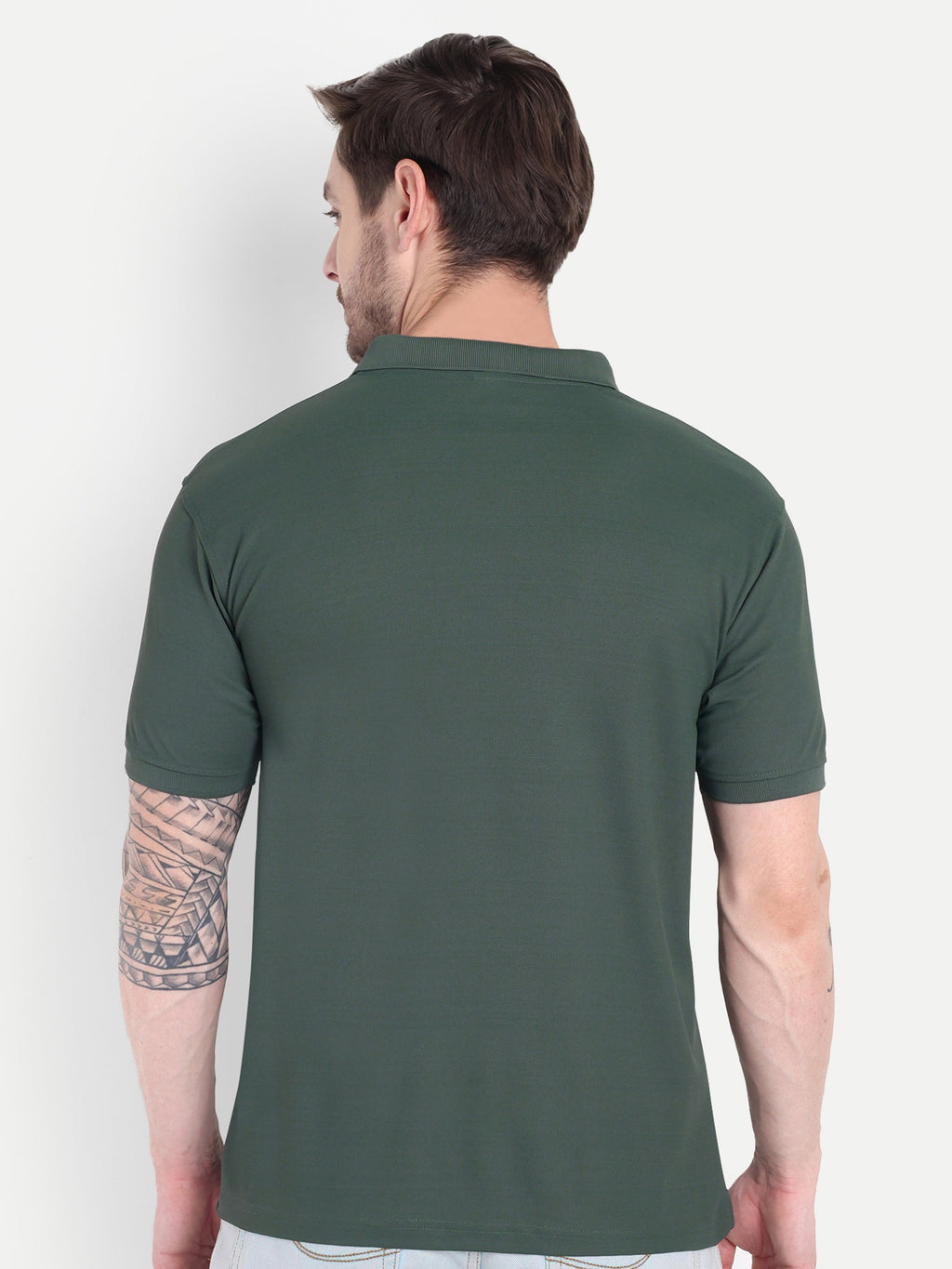 Men’s Gray Polo T-Shirt – Classic & Comfortable