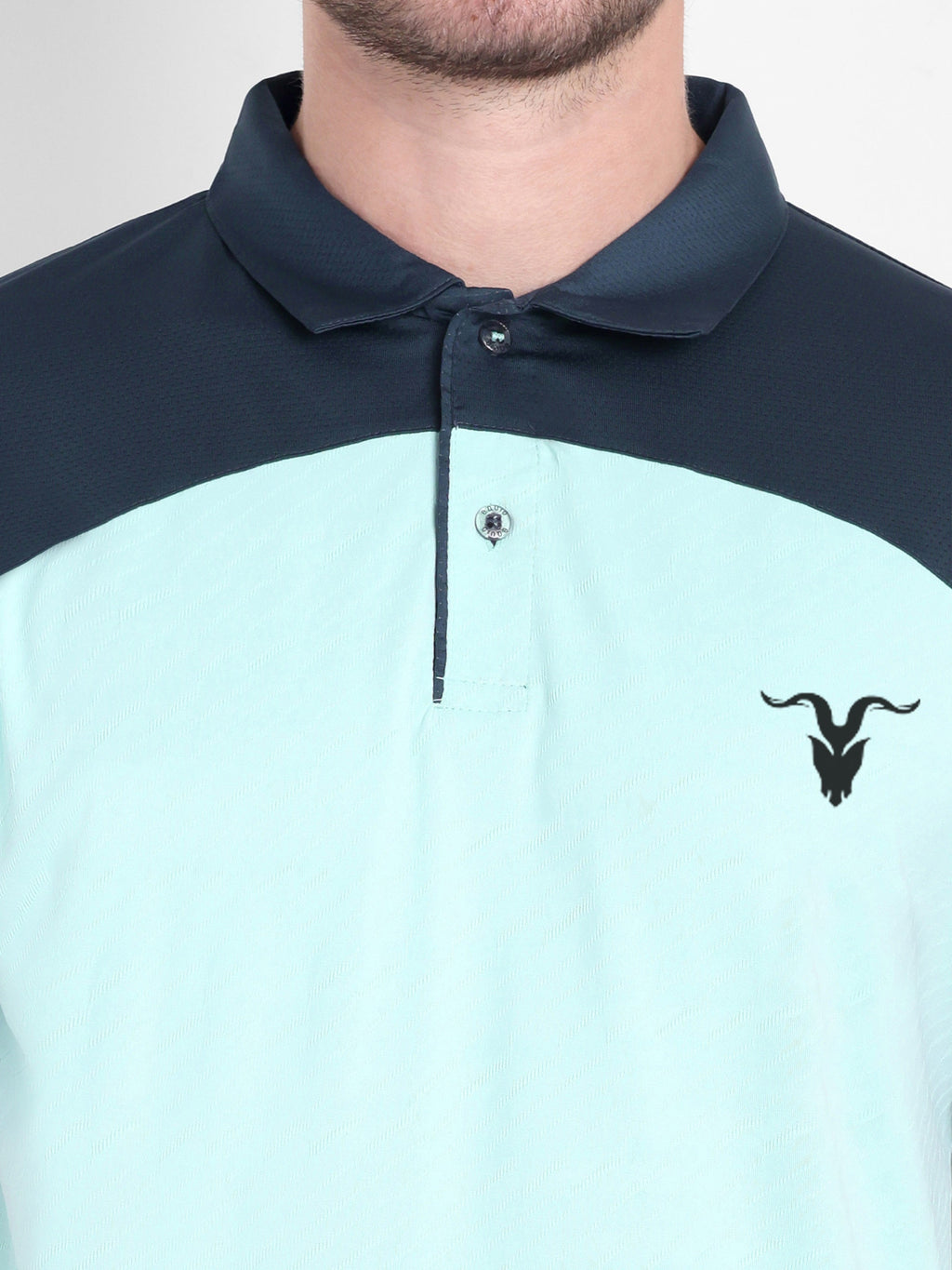 Men’s Fit Crew Neck Sports T-Shirt – Light Sky Blue Polo| Snipperbrand’s