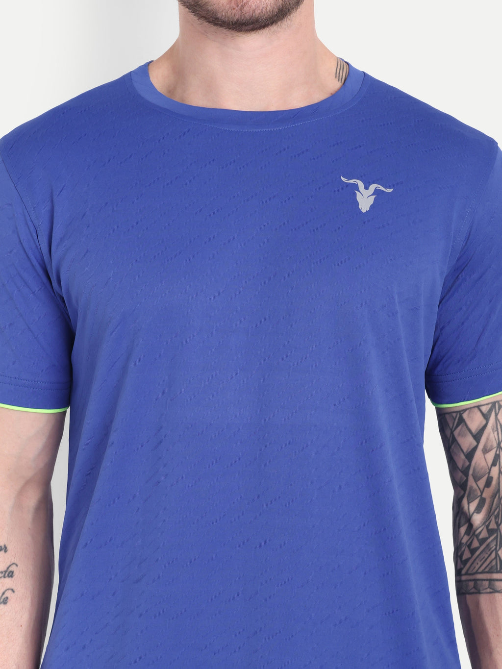 Men’s Round Neck Blue T-Shirt – Soft & Sporty | Snipperbrand’s